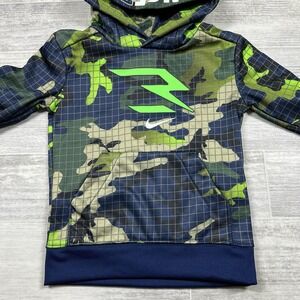 New Toddler Boys 3T Nike 3Brand Green Strike Dangerous Camo Pullover Hoodie NWT
